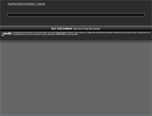 Tablet Screenshot of netexinvestor.com